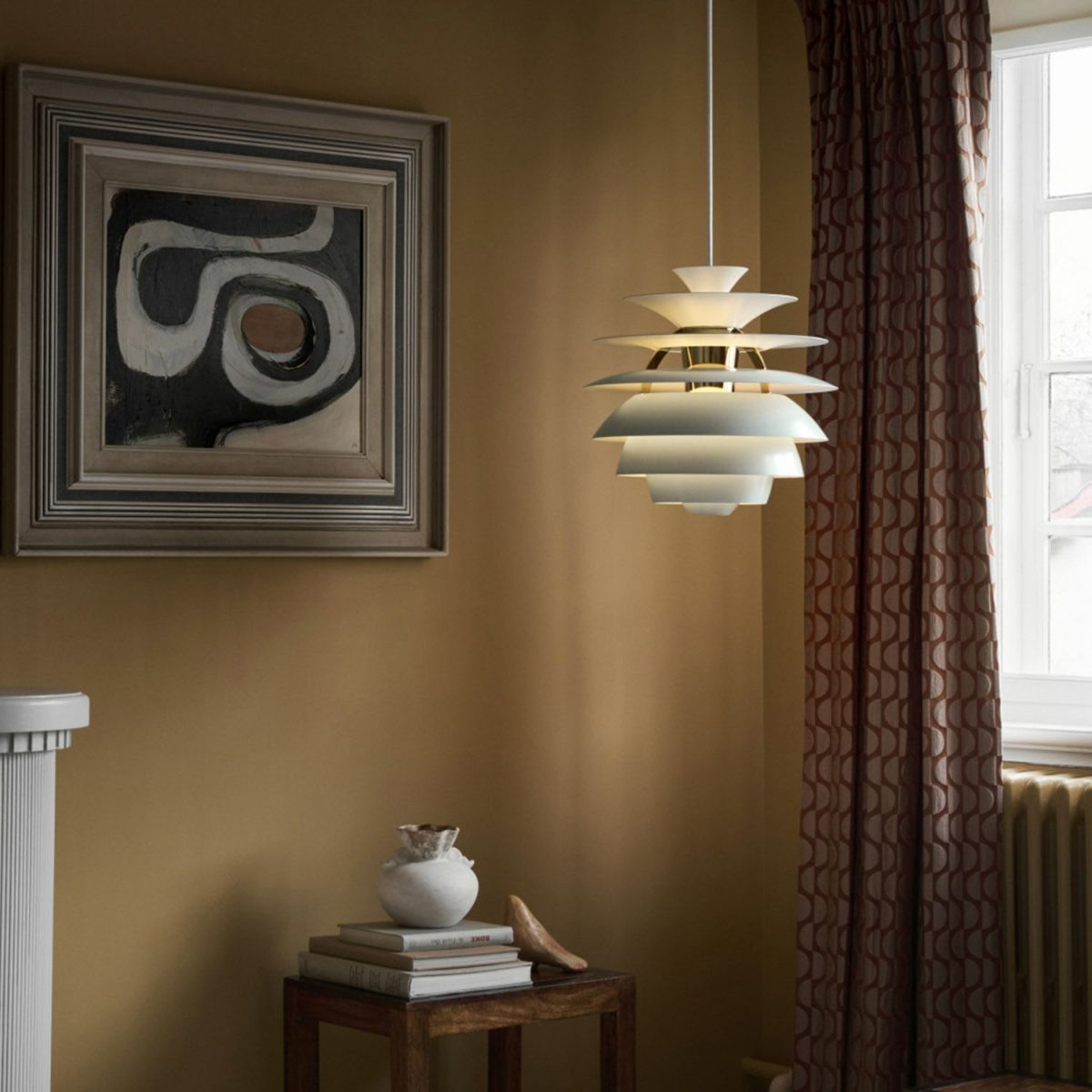 Louis Poulsen ルイスポールセン PH Snowball PH スノーボール ペンダントライト Φ400mm カラー：ダスティー・ブルー 真鍮メタライズド デザイン：ポール・ヘニングセン