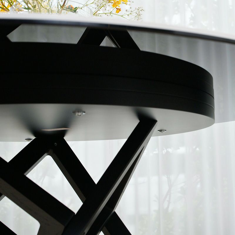 ligne roset リーン・ロゼ ROSETEnnea ロゼエンネア ダイニングテーブル サイズ：Φ120cm カラー：マーブルセラミック ホワイト ベース：2色 デザイン：ヴァンサン・トルジュマン