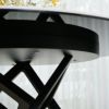ligne roset リーン・ロゼ ROSETEnnea ロゼエンネア ダイニングテーブル サイズ：Φ120cm カラー：マーブルセラミック ホワイト ベース：2色 デザイン：ヴァンサン・トルジュマン