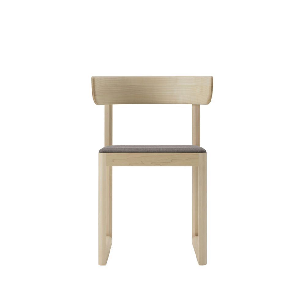 Maruni マルニ木工 MARUNI COLLECTION マルニコレクション EN エン チェア 張座 ファブリック（M-02） ベース：メープル デザイン：セシリエ・マンツ