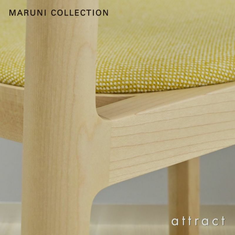Maruni マルニ木工 MARUNI COLLECTION マルニコレクション EN エン チェア 張座 ファブリック（M-02） ベース：メープル デザイン：セシリエ・マンツ