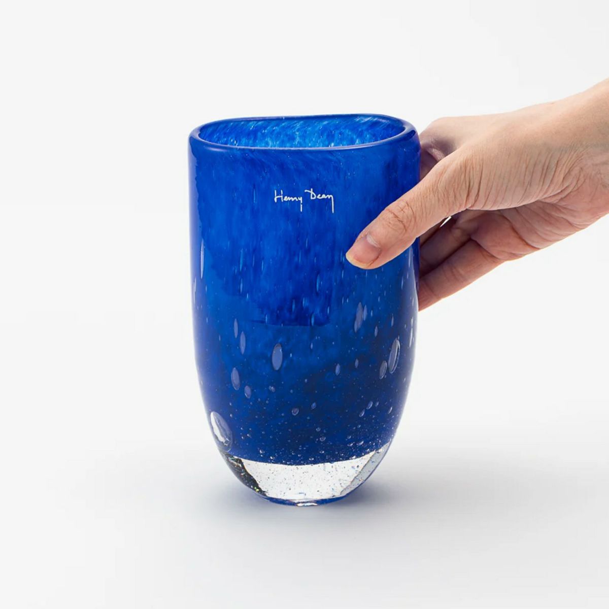 Henry Dean ヘンリー ディーン Joe ジョー フラワーベース ハンドメイド ガラス 花器