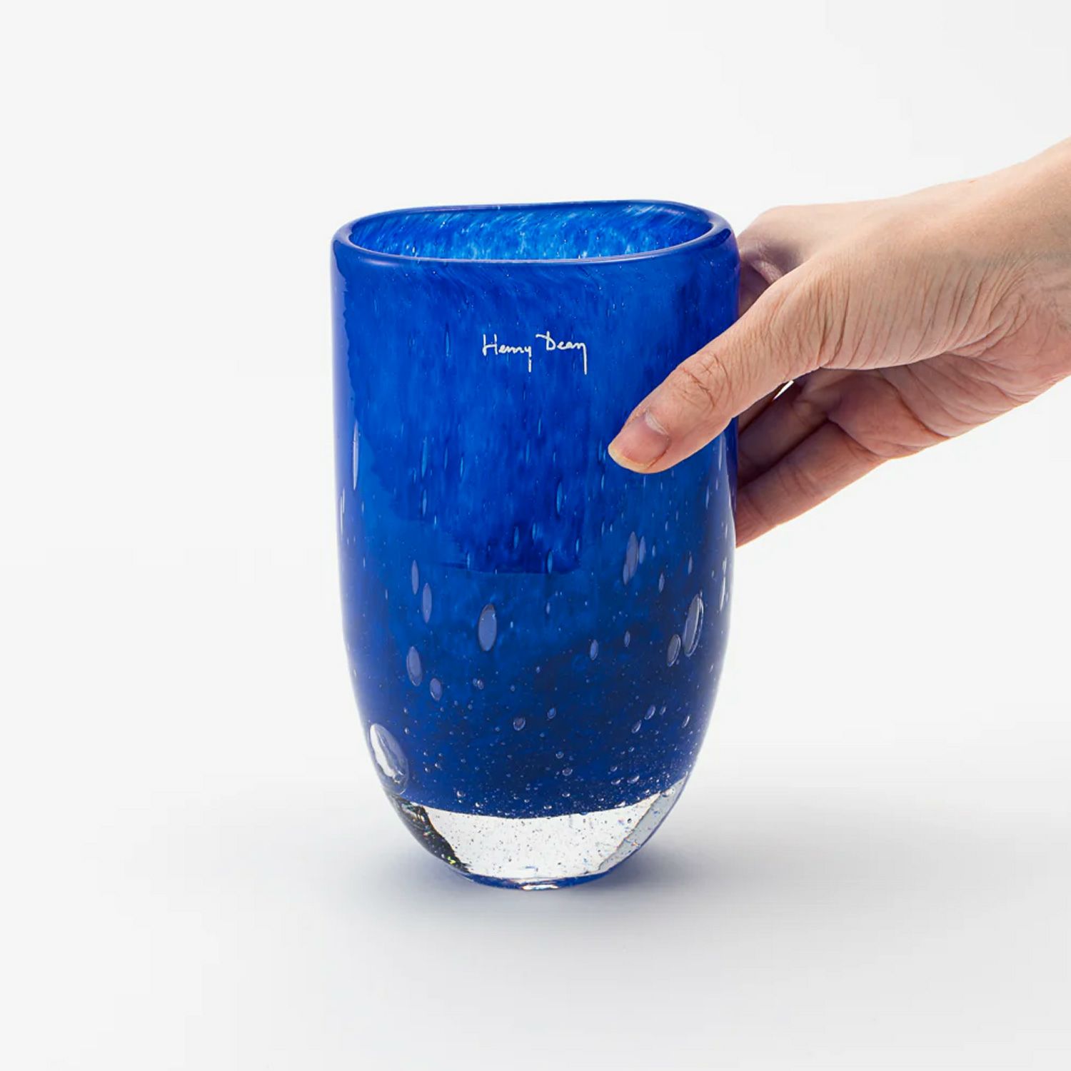 Henry Dean ヘンリー ディーン Joe ジョー フラワーベース ハンドメイド ガラス 花器