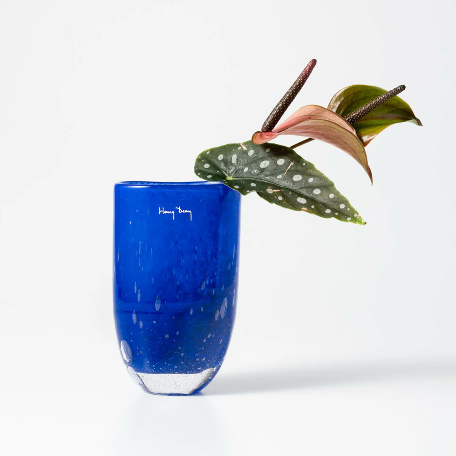 Henry Dean ヘンリー ディーン Joe ジョー フラワーベース ハンドメイド ガラス 花器