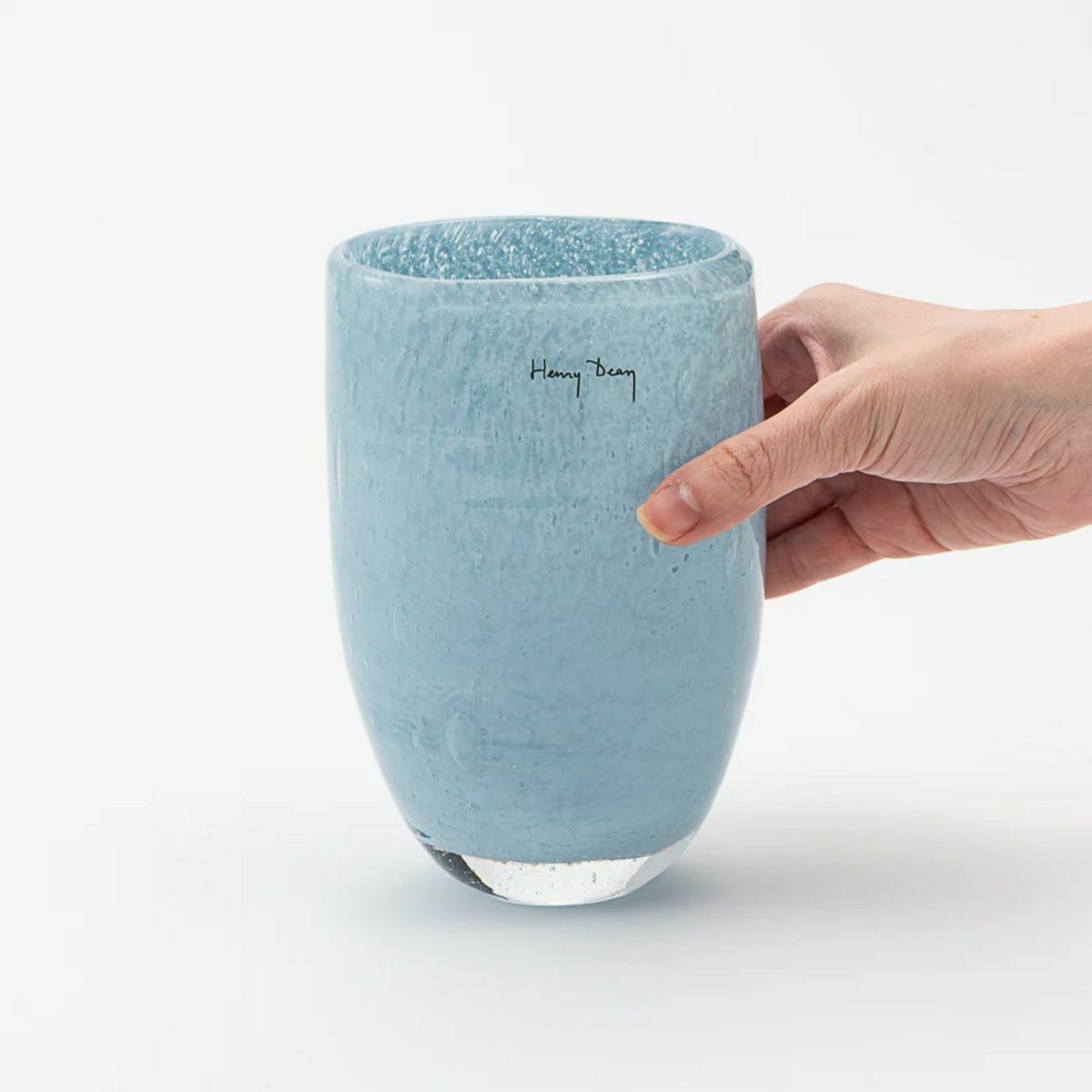 Henry Dean ヘンリー ディーン Joe ジョー フラワーベース ハンドメイド ガラス 花器