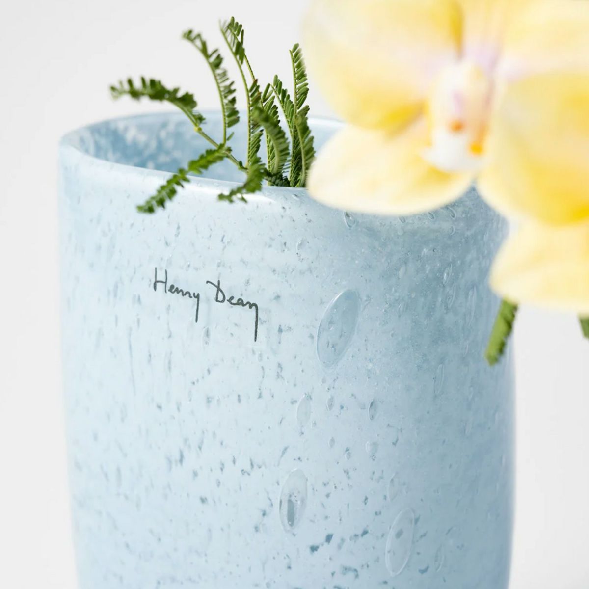 Henry Dean ヘンリー ディーン Joe ジョー フラワーベース ハンドメイド ガラス 花器