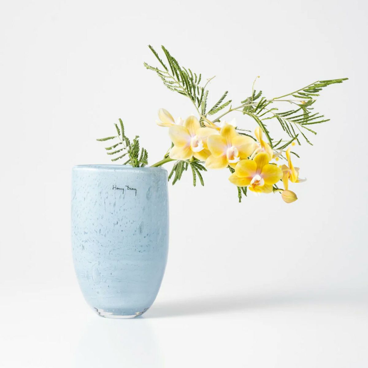 Henry Dean ヘンリー ディーン Joe ジョー フラワーベース ハンドメイド ガラス 花器