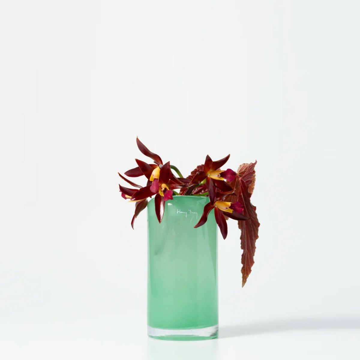 Henry Dean ヘンリー ディーン Fumiko without Foot フミコ ウィズアウト フット フラワーベース ハンドメイド ガラス 花器