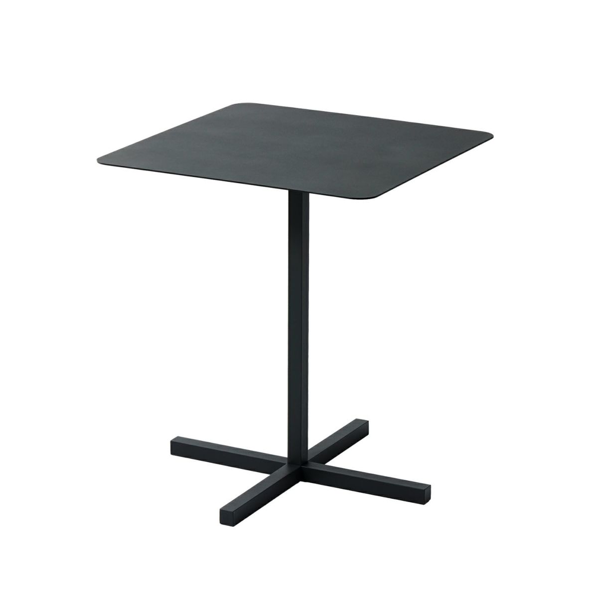 DUENDE デュエンデ SOLID STEEL DINER TABLE SQUARE ソリッドスチールダイナーテーブル スクエア DU331 カラー：ダークグレー デザイン：PERMANENT31