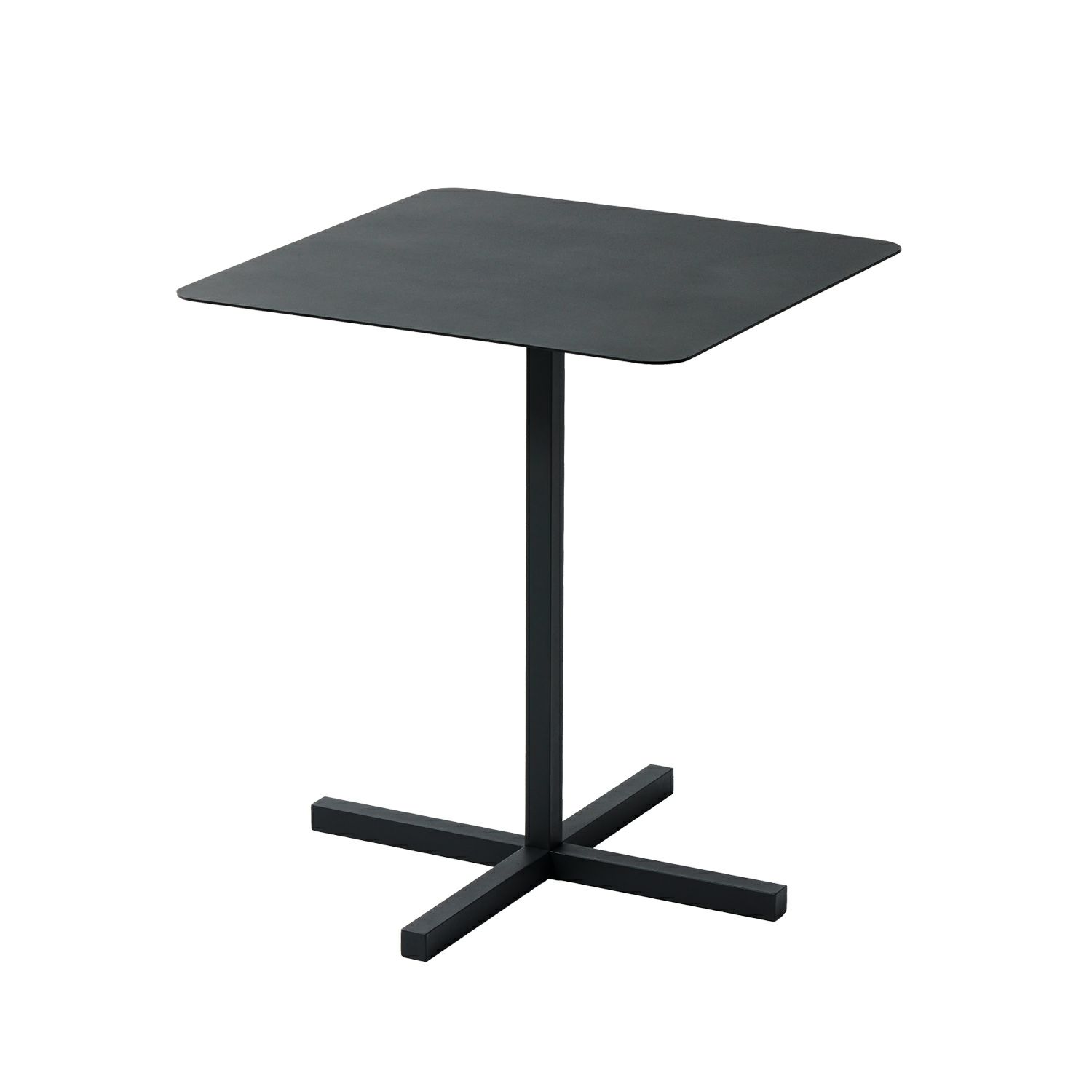 DUENDE デュエンデ SOLID STEEL DINER TABLE SQUARE ソリッドスチールダイナーテーブル スクエア DU331 カラー：ダークグレー デザイン：PERMANENT31