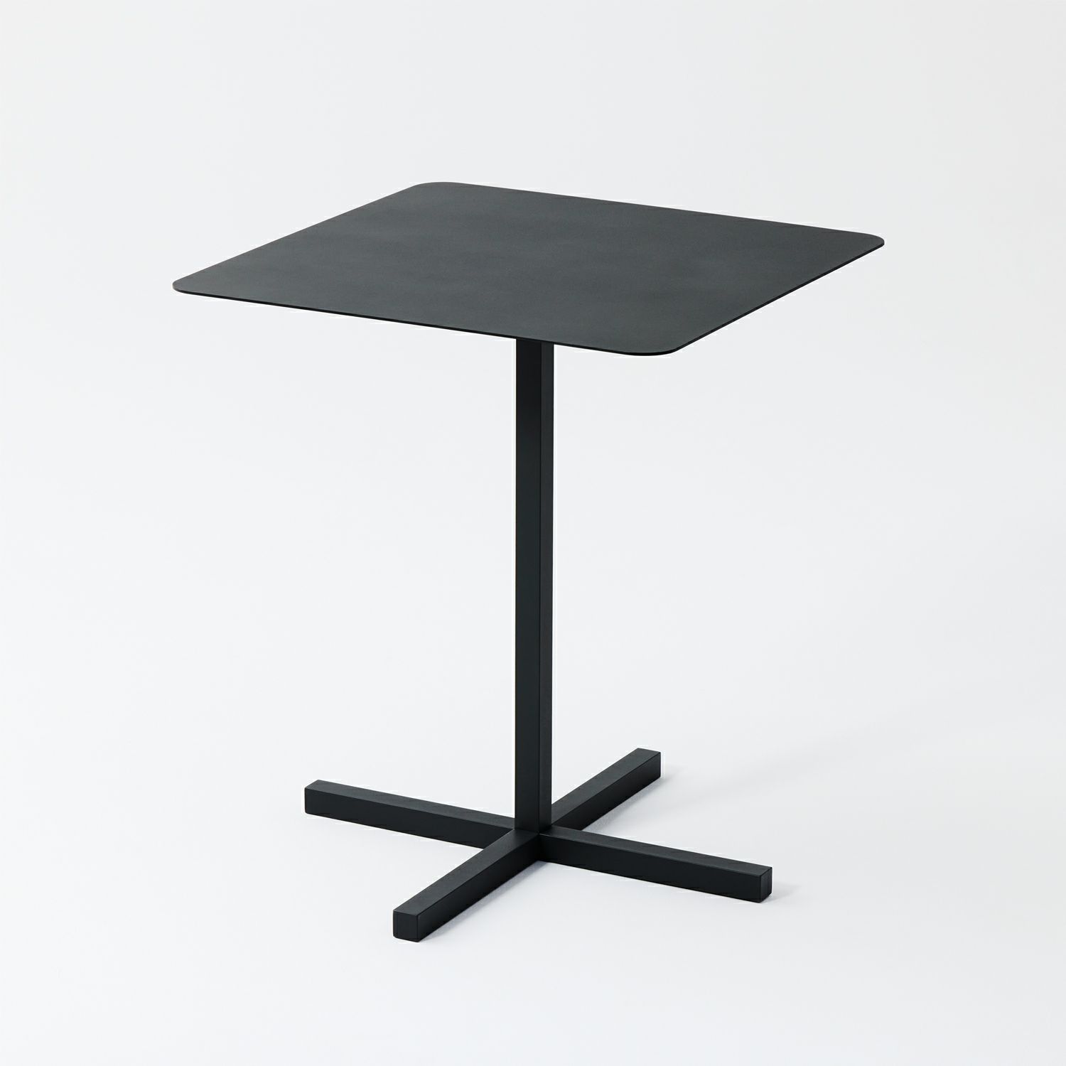 DUENDE デュエンデ SOLID STEEL DINER TABLE SQUARE ソリッドスチールダイナーテーブル スクエア DU331 カラー：ダークグレー デザイン：PERMANENT31