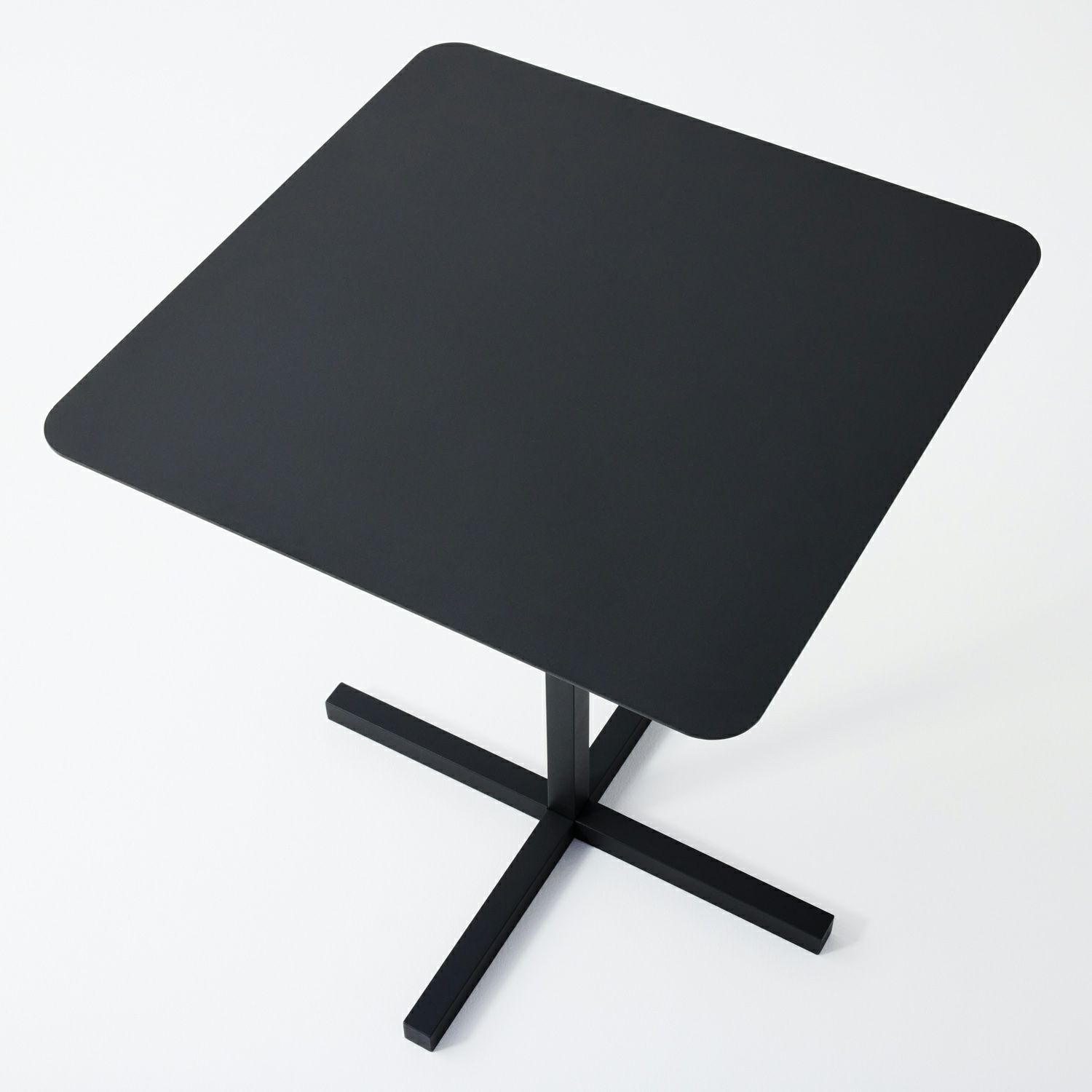 DUENDE デュエンデ SOLID STEEL DINER TABLE SQUARE ソリッドスチールダイナーテーブル スクエア DU331 カラー：ダークグレー デザイン：PERMANENT31