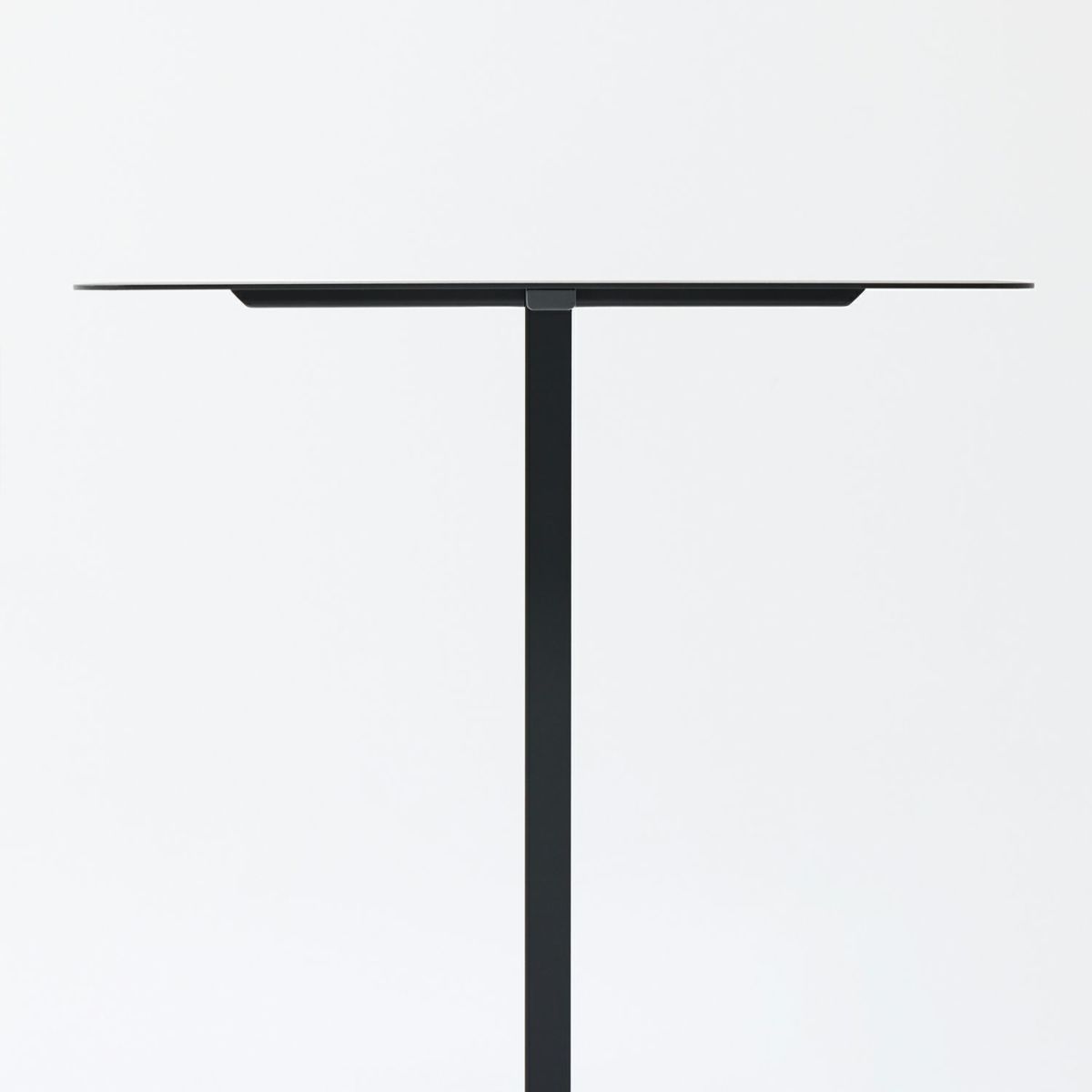 DUENDE デュエンデ SOLID STEEL DINER TABLE SQUARE ソリッドスチールダイナーテーブル スクエア DU331 カラー：ダークグレー デザイン：PERMANENT31