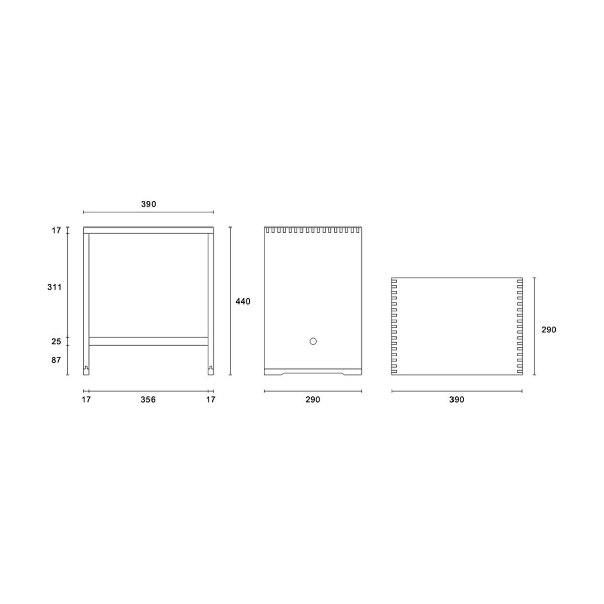 wb form ヴェービーフォーム Ulm Stool ウルム スツール サイドテーブル チェア スプルース カラー：ナチュラル デザイン：マックス・ビル