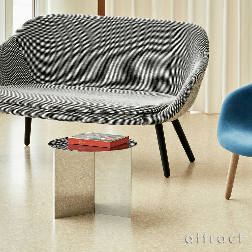 HAY ヘイ Slit Table スリット テーブル Steel Round スチール ラウンド サイドテーブル Φ45×H35.5cm ステンレススチール 塗装またはメッキ仕上げ カラー：5色 デザイン：HAY