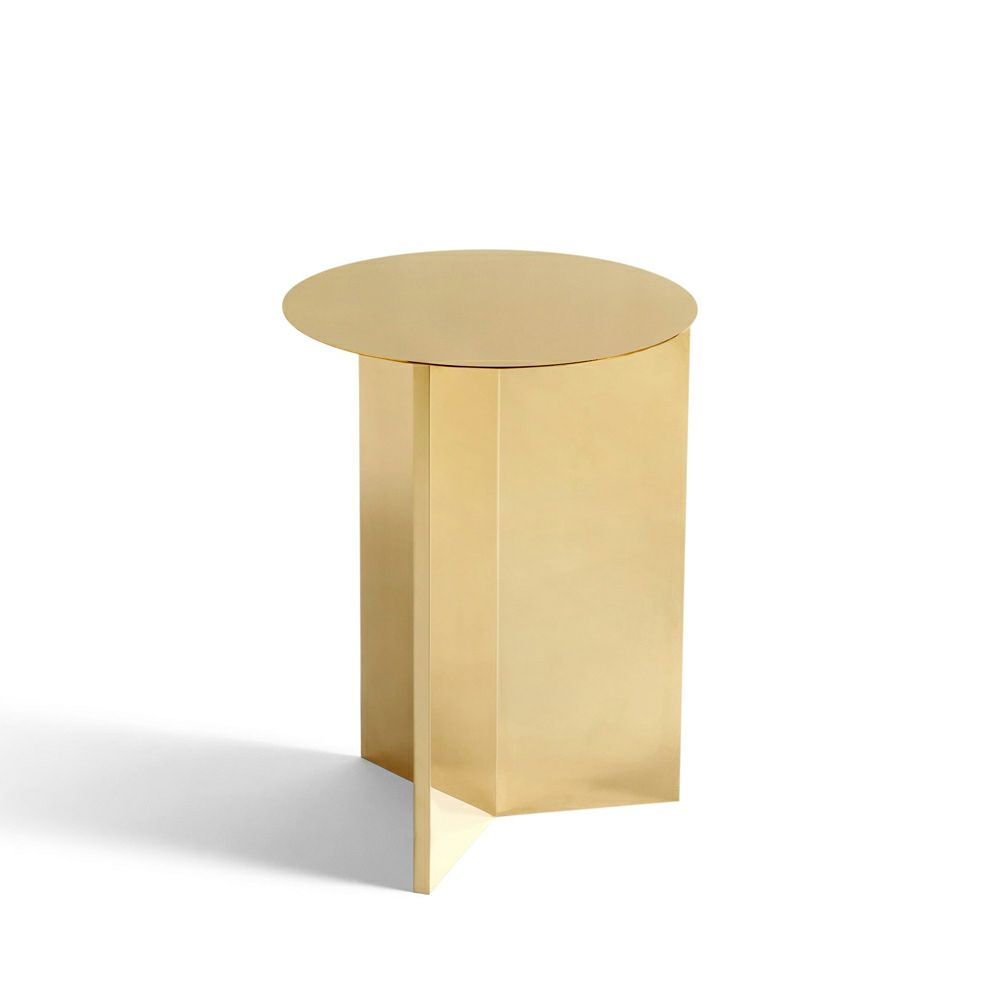 HAY ヘイ Slit Table スリット テーブル Steel High スチール ハイ サイドテーブル Φ35×H47cm ステンレススチール 塗装またはメッキ仕上げ カラー：5色 デザイン：HAY