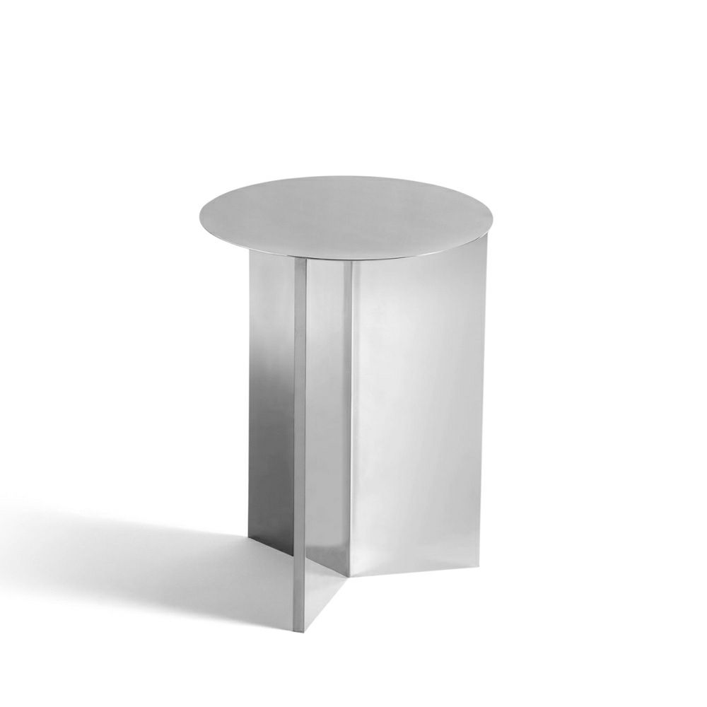 HAY ヘイ Slit Table スリット テーブル Steel High スチール ハイ サイドテーブル Φ35×H47cm ステンレススチール 塗装またはメッキ仕上げ カラー：5色 デザイン：HAY