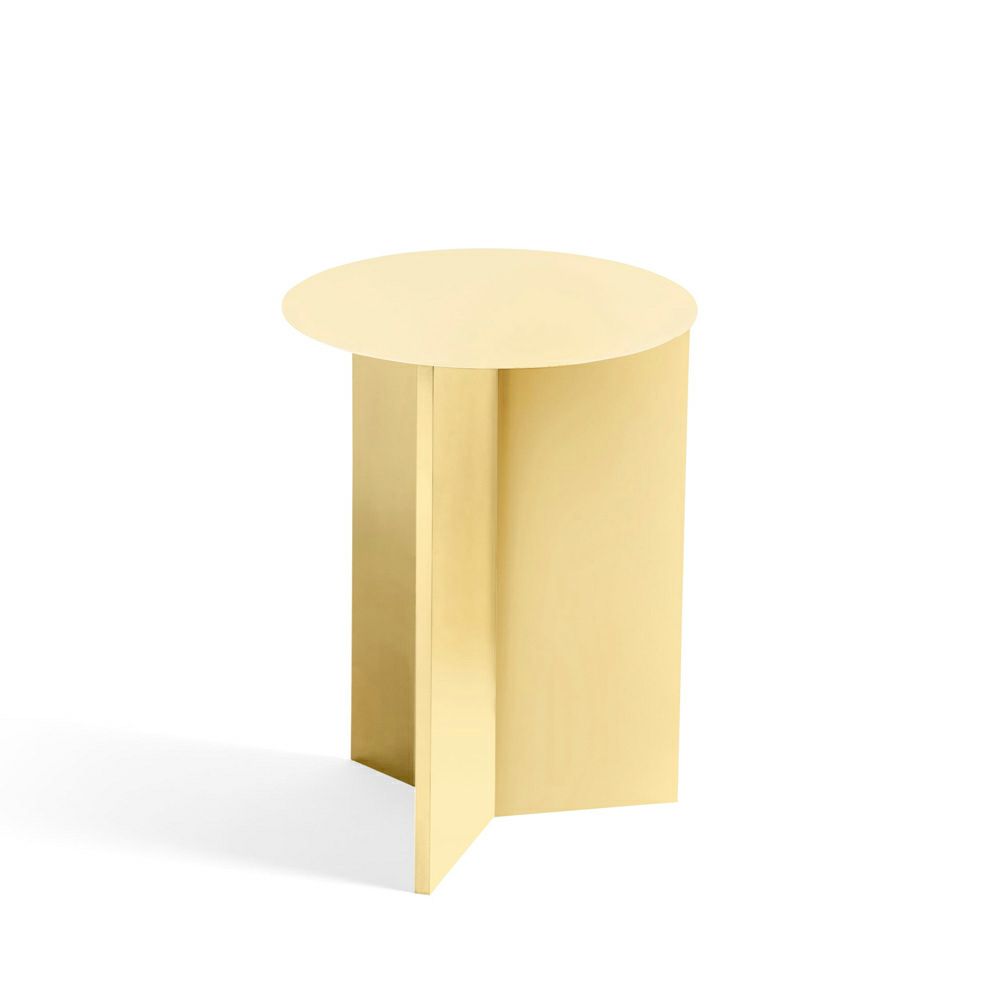HAY ヘイ Slit Table スリット テーブル Steel High スチール ハイ サイドテーブル Φ35×H47cm ステンレススチール 塗装またはメッキ仕上げ カラー：5色 デザイン：HAY