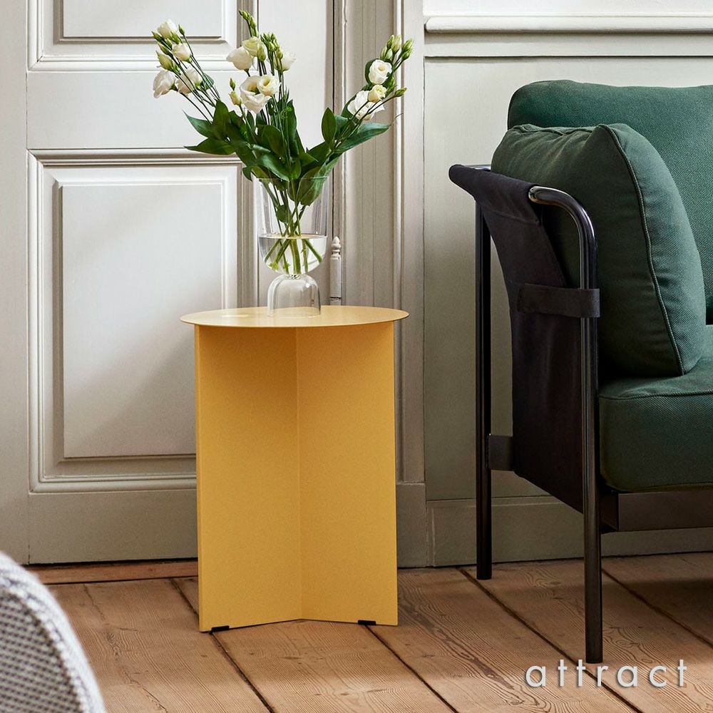 HAY ヘイ Slit Table スリット テーブル Steel High スチール ハイ サイドテーブル Φ35×H47cm ステンレススチール 塗装またはメッキ仕上げ カラー：5色 デザイン：HAY