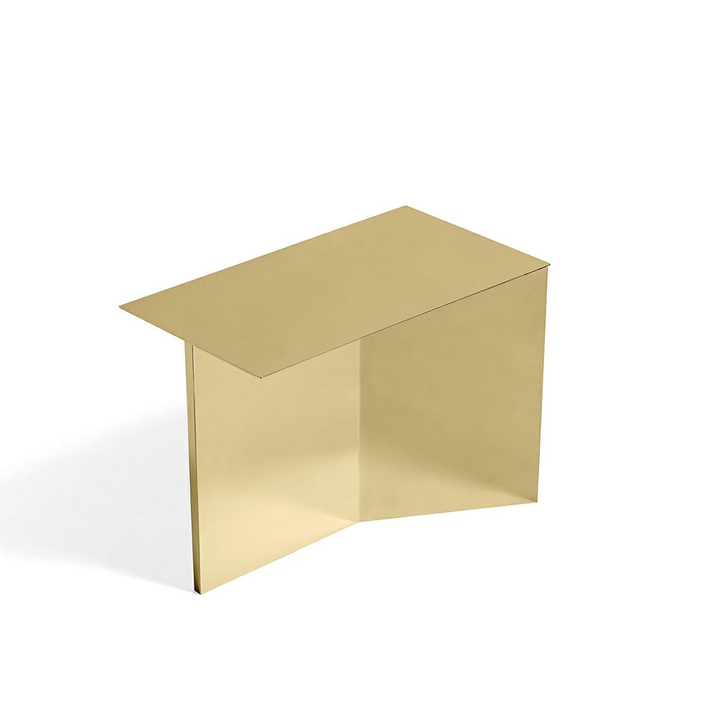 HAY ヘイ Slit Table スリット テーブル Steel Oblong スチール オブロング サイドテーブル W49.5×H35.5cm ステンレススチール 塗装またはメッキ仕上げ カラー：2色 デザイン：HAY