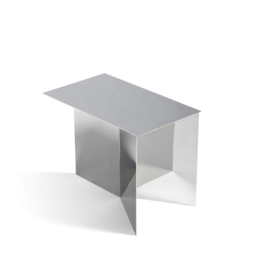 HAY ヘイ Slit Table スリット テーブル Steel Oblong スチール オブロング サイドテーブル W49.5×H35.5cm ステンレススチール 塗装またはメッキ仕上げ カラー：2色 デザイン：HAY