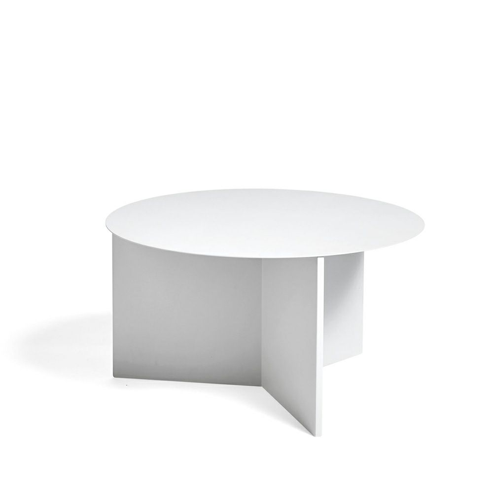 HAY ヘイ Slit Table XL スリット テーブル XL Steel Round スチール ラウンド サイドテーブル Φ65×H35.5cm ステンレススチール 塗装仕上げ カラー：2色 デザイン：HAY