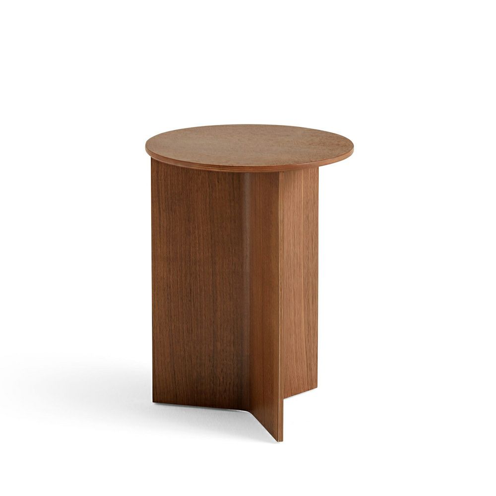 HAY ヘイ Slit Table スリット テーブル Wood High ウッド ハイ サイドテーブル Φ35×H47cm ベニヤ 合板 ウォーターラッカー塗装仕上げ カラー：6色 デザイン：HAY