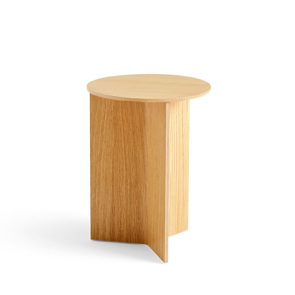 HAY ヘイ Slit Table スリット テーブル Wood High ウッド ハイ サイドテーブル Φ35×H47cm ベニヤ 合板 ウォーターラッカー塗装仕上げ カラー：6色 デザイン：HAY
