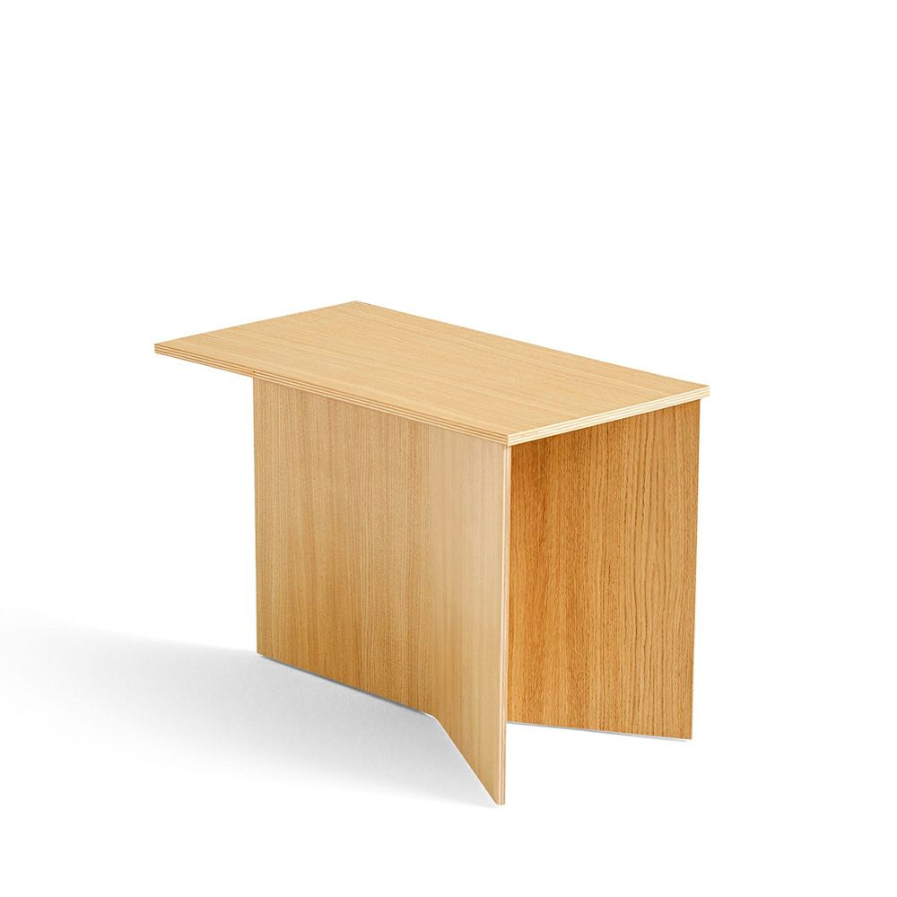 HAY ヘイ Slit Table スリット テーブル Wood Oblong ウッド オブロング サイドテーブル W49.5×H35.5cm ベニヤ 合板 ウォーターラッカー塗装仕上げ カラー：3色 デザイン：HAY