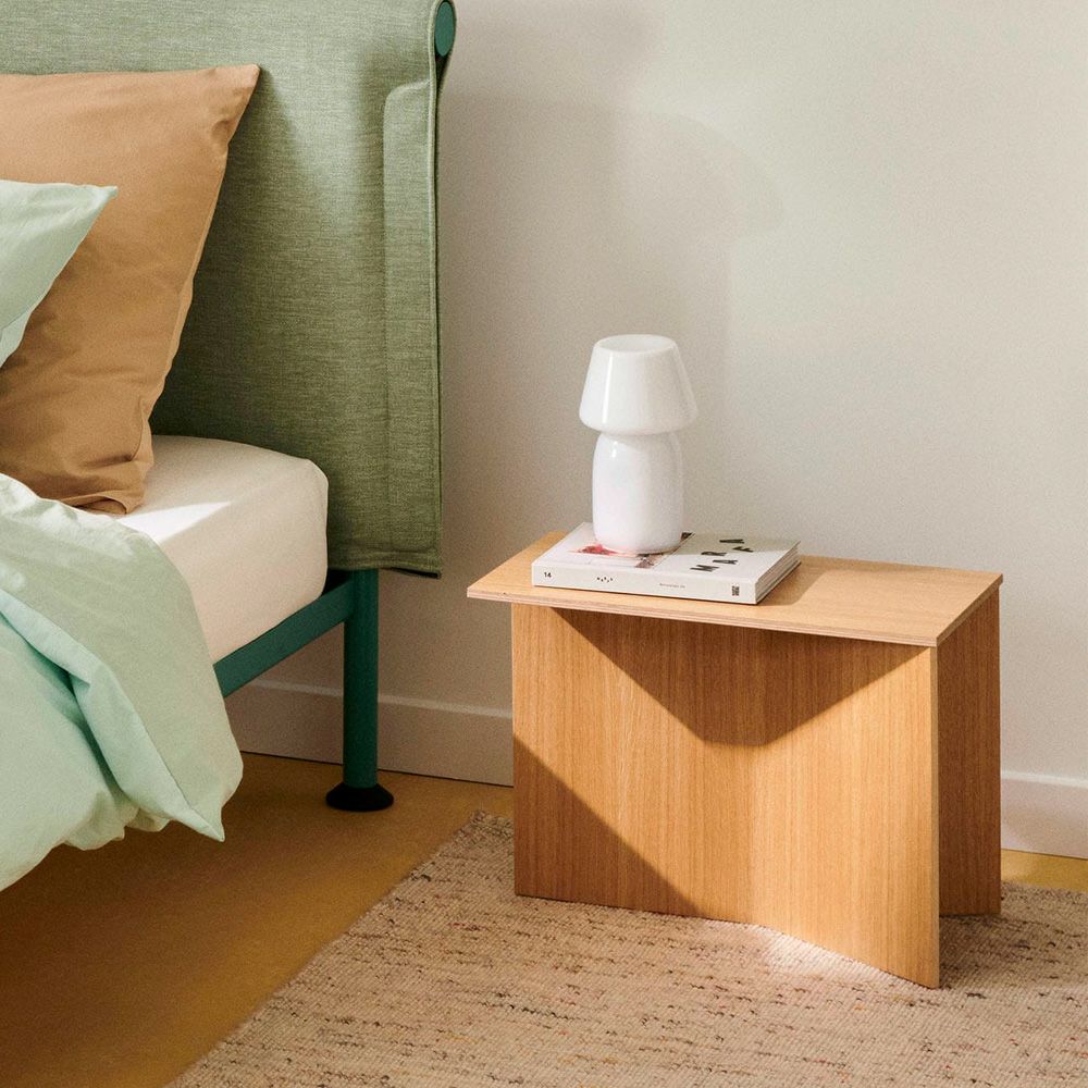 HAY ヘイ Slit Table スリット テーブル Wood Oblong ウッド オブロング サイドテーブル W49.5×H35.5cm ベニヤ 合板 ウォーターラッカー塗装仕上げ カラー：3色 デザイン：HAY