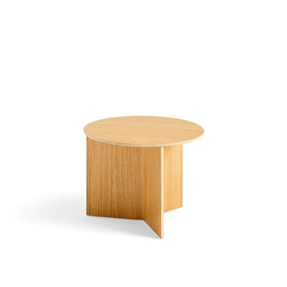 HAY ヘイ Slit Table スリット テーブル Wood Round ウッド ラウンド サイドテーブル Φ45×H35.5cm ベニヤ 合板 ウォーターラッカー塗装仕上げ カラー：3色 デザイン：HAY