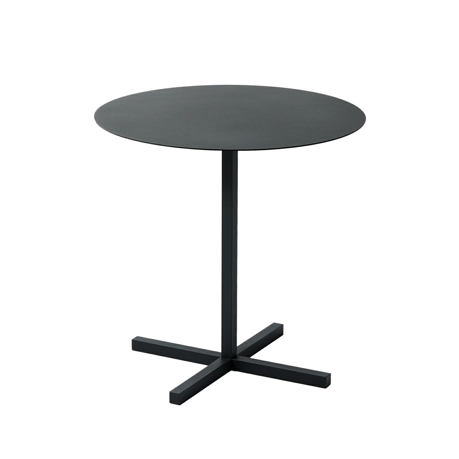 DUENDE デュエンデ SOLID STEEL DINER TABLE ROUND ソリッドスチールダイナーテーブル ラウンド DU330 カラー：ダークグレー デザイン：PERMANENT31