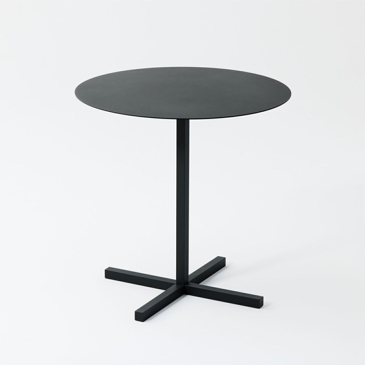 DUENDE デュエンデ SOLID STEEL DINER TABLE ROUND ソリッドスチールダイナーテーブル ラウンド DU330 カラー：ダークグレー デザイン：PERMANENT31