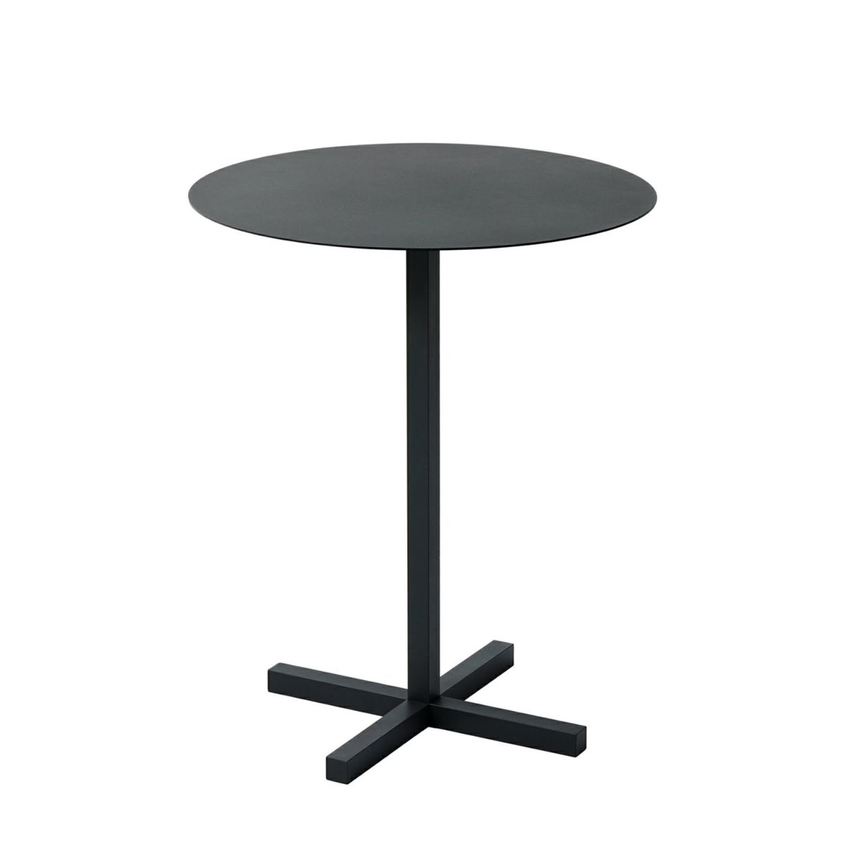 DUENDE デュエンデ SOLID STEEL HIGH DINER TABLE ROUND ソリッドスチールハイダイナーテーブル ラウンド DU0332 カラー：ダークグレー デザイン：PERMANENT31