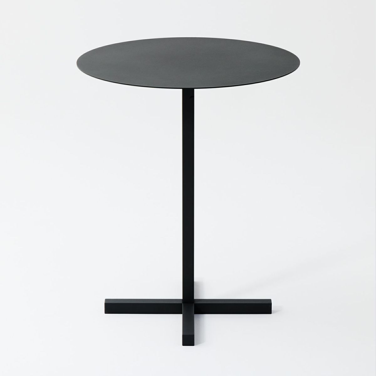 DUENDE デュエンデ SOLID STEEL HIGH DINER TABLE ROUND ソリッドスチールハイダイナーテーブル ラウンド DU0332 カラー：ダークグレー デザイン：PERMANENT31