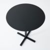 DUENDE デュエンデ SOLID STEEL HIGH DINER TABLE ROUND ソリッドスチールハイダイナーテーブル ラウンド DU0332 カラー：ダークグレー デザイン：PERMANENT31