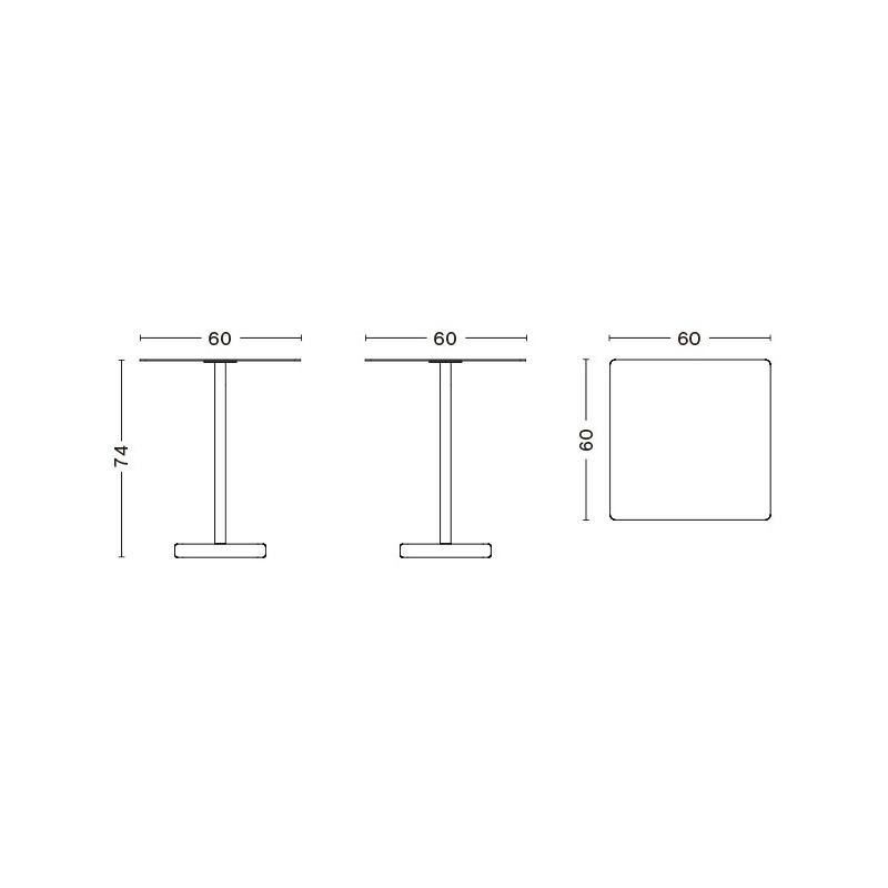 HAY ヘイ Terrazzo テラゾー Table Square テーブル スクエア W60cm カラー：2色 デザイン：ダニエル・エノクソン