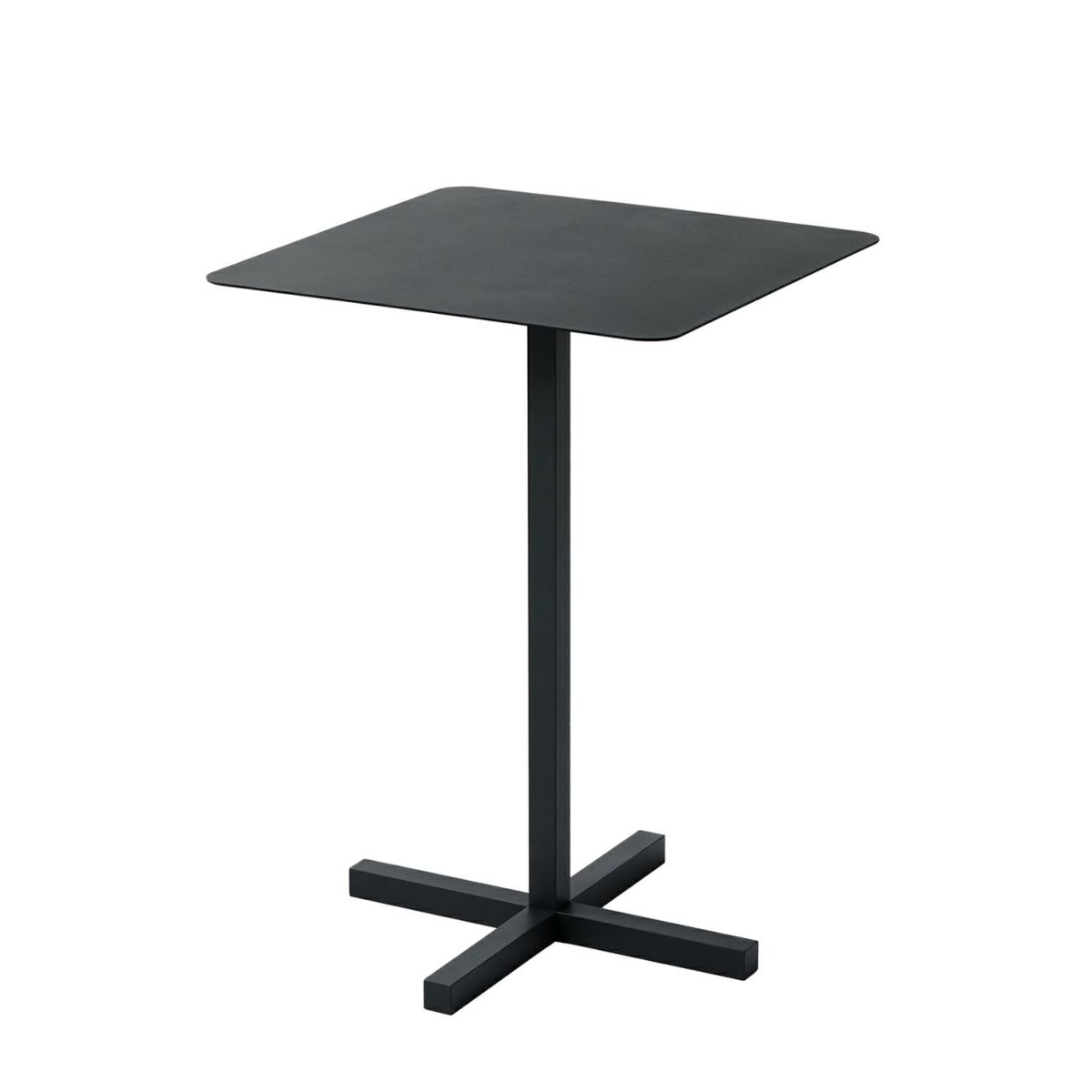 DUENDE デュエンデ SOLID STEEL HIGH DINER TABLE SQUARE ソリッドスチールハイダイナーテーブル スクエア DU0333 カラー：ダークグレー デザイン：PERMANENT31