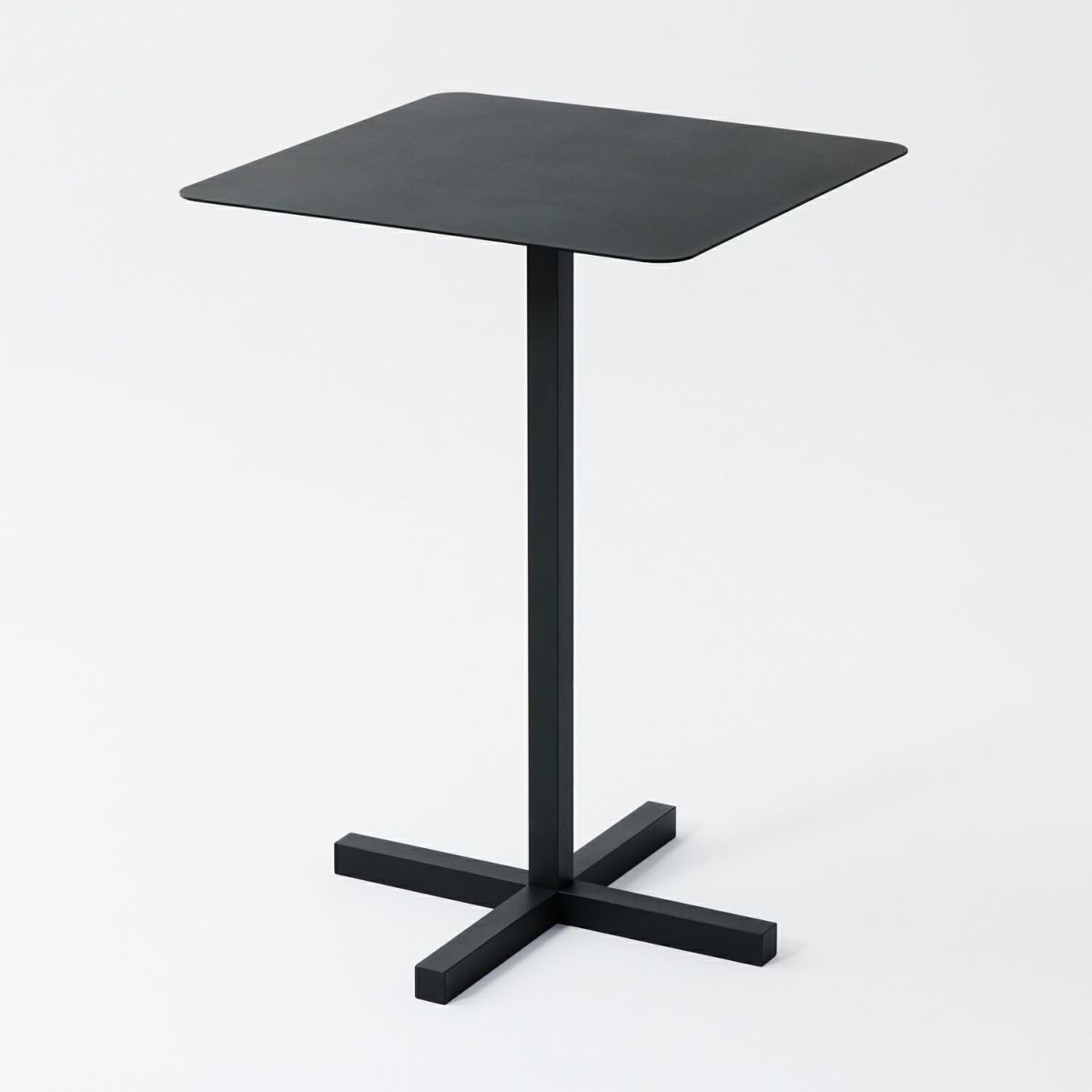 DUENDE デュエンデ SOLID STEEL HIGH DINER TABLE SQUARE ソリッドスチールハイダイナーテーブル スクエア DU0333 カラー：ダークグレー デザイン：PERMANENT31