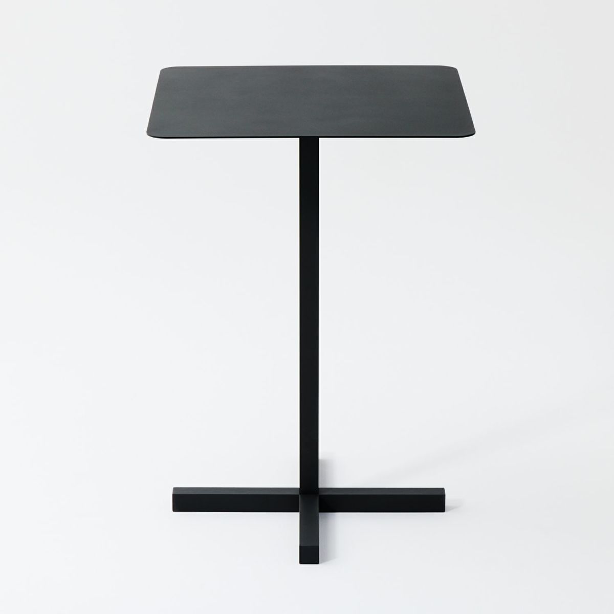 DUENDE デュエンデ SOLID STEEL HIGH DINER TABLE SQUARE ソリッドスチールハイダイナーテーブル スクエア DU0333 カラー：ダークグレー デザイン：PERMANENT31