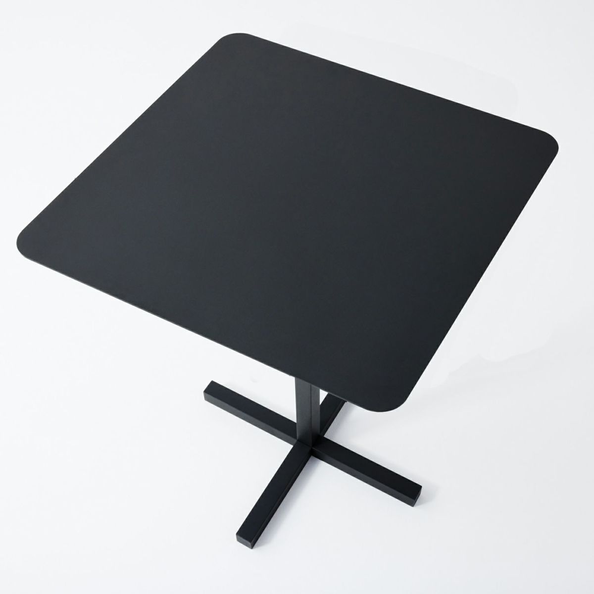 DUENDE デュエンデ SOLID STEEL HIGH DINER TABLE SQUARE ソリッドスチールハイダイナーテーブル スクエア DU0333 カラー：ダークグレー デザイン：PERMANENT31