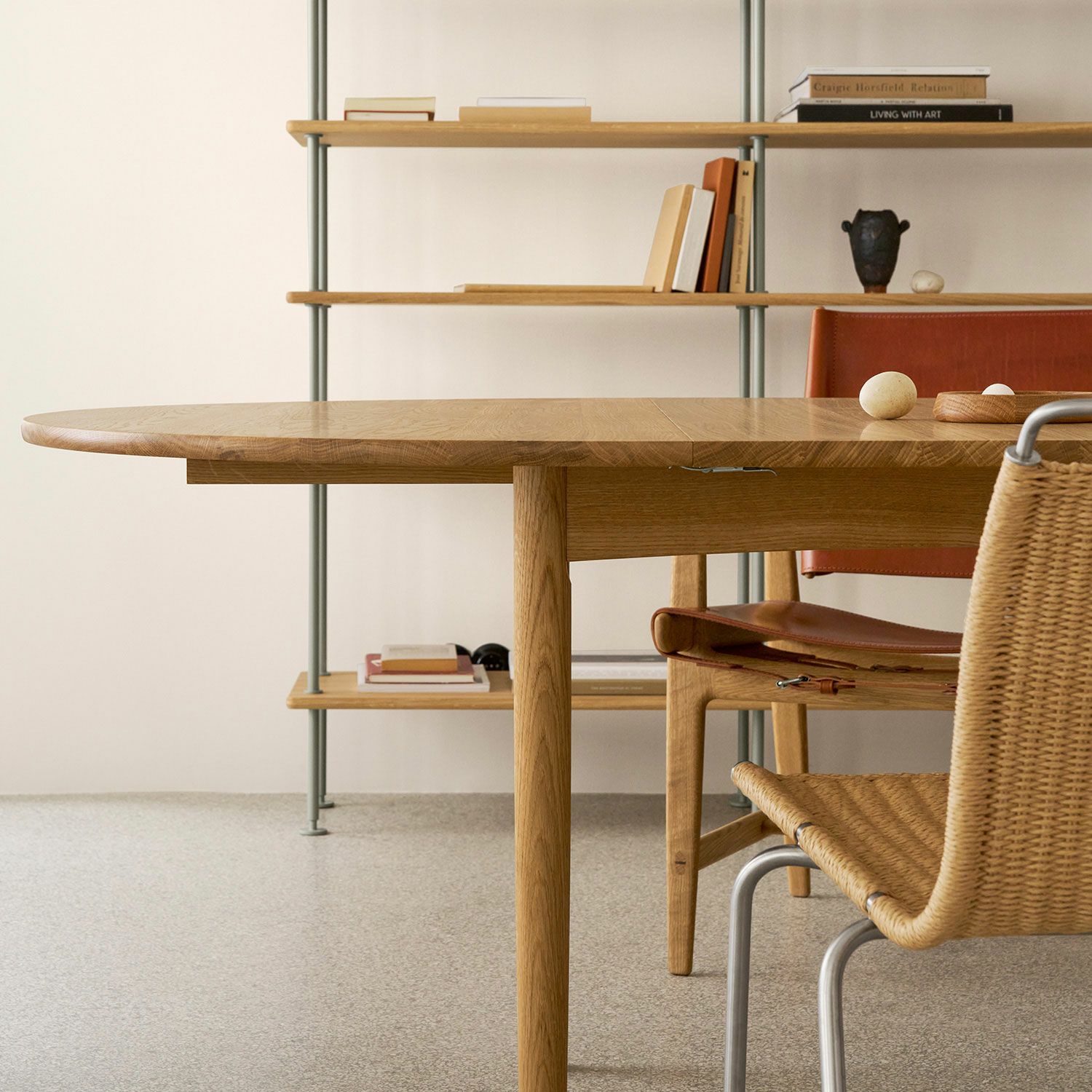 Carl Hansen & Son カール・ハンセン＆サン BM0121 伸長式 ダイニングテーブル W120-180cm オーク デザイン：ボーエ・モーエンセン