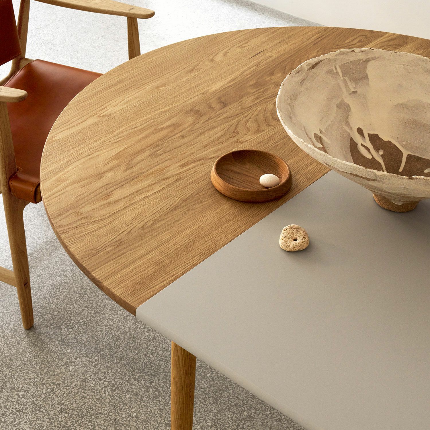 Carl Hansen & Son カール・ハンセン＆サン BM0121I インサートリーフ 伸長式 ダイニングテーブル BM0121専用 追加用 伸長板 W60cm 1枚 MDF カラー：2色 デザイン：ボーエ・モーエンセン