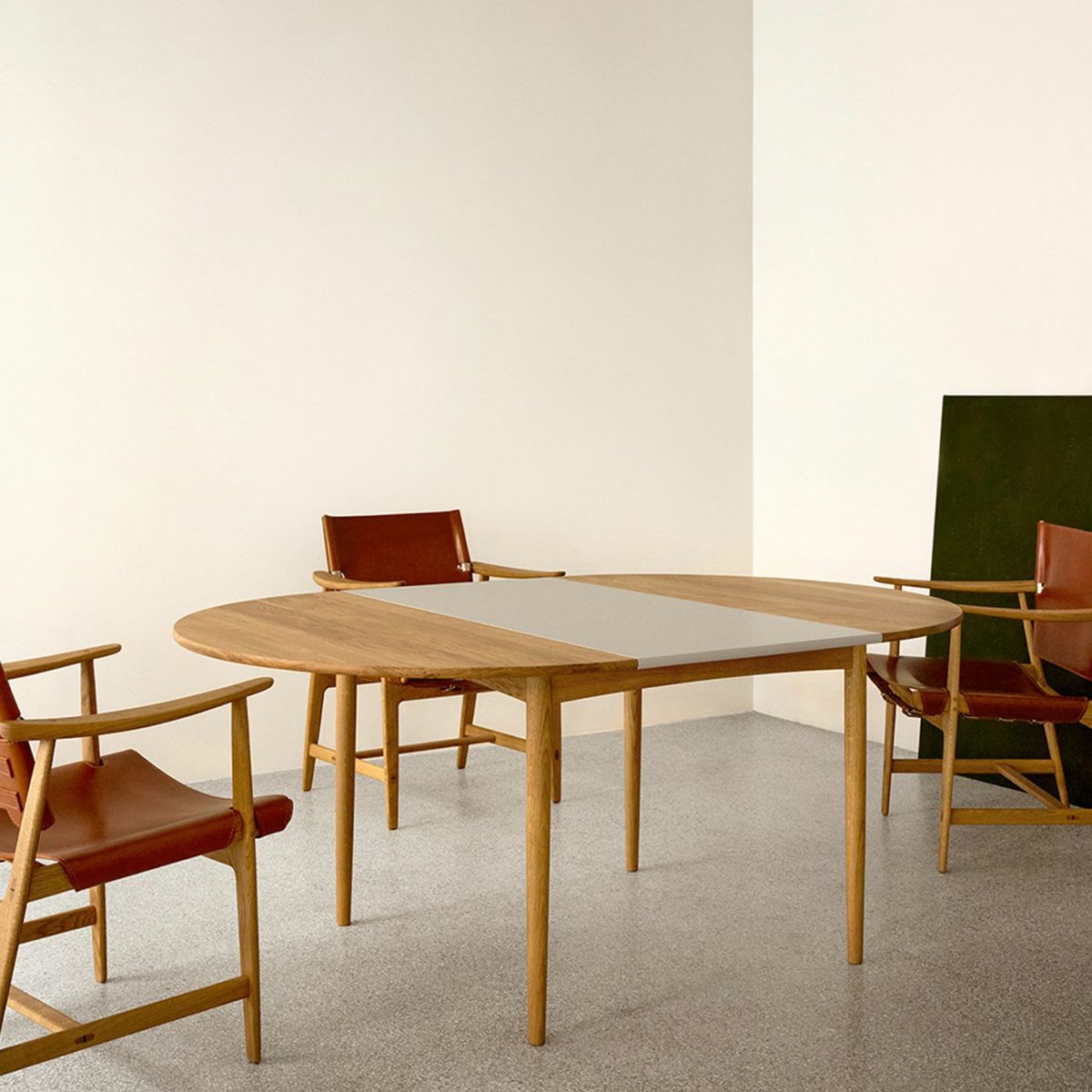 Carl Hansen & Son カール・ハンセン＆サン BM0121I インサートリーフ 伸長式 ダイニングテーブル BM0121専用 追加用 伸長板 W60cm 1枚 MDF カラー：2色 デザイン：ボーエ・モーエンセン