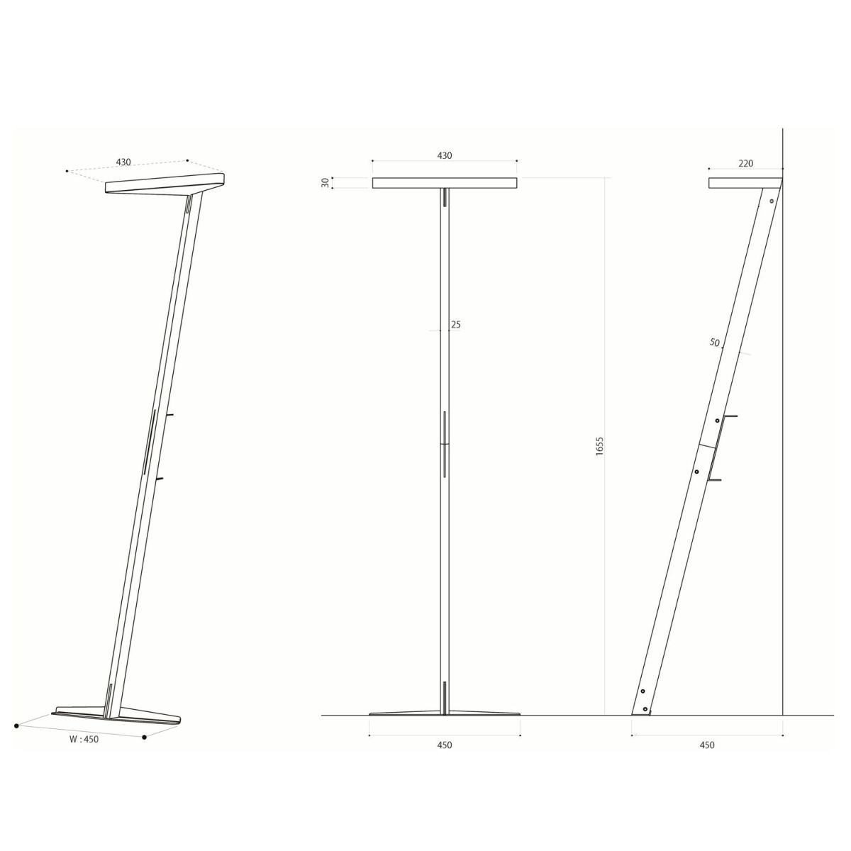 DUENDE デュエンデ DELTA デルタ DU0261 オイルステインフィニッシュ カラー：2色 デザイン：タカノ ジュン