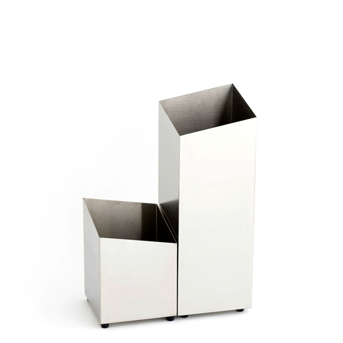 papperskorg パペルスコルク RHOMBUS ロンバス アンブレラスタンド 傘立て ダストボックス ゴミ箱 ステンレス（ヘアライン仕上げ）