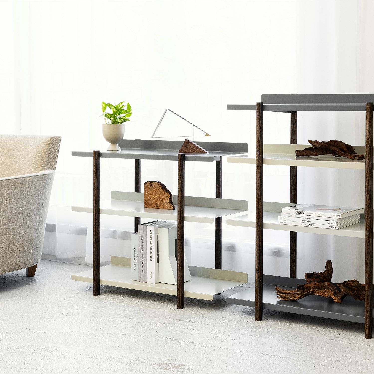 DUENDE デュエンデ MARGE SHELF 3 OIL FINISH マージ シェルフ オイルステインフィニッシュ DU0328 カラー：1パターン デザイン：芦沢 啓治