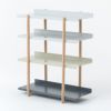 DUENDE デュエンデ MARGE SHELF 4 マージ シェルフ DU0325 カラー：2パターン デザイン：芦沢 啓治