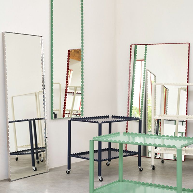 HAY ヘイ Arcs Mirror アークス ミラー Rectangle M レクタングル スクエア 50×133cm &#181;サイズ ウォールミラー 鏡 壁掛け鏡 四角型 ミラー デザイン：ミュラー・ヴァン・セーヴェレン