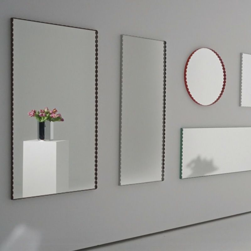 HAY ヘイ Arcs Mirror アークス ミラー Rectangle L レクタングル スクエア 72×133cm Lサイズ ウォールミラー 鏡 壁掛け鏡 四角型 ミラー デザイン：ミュラー・ヴァン・セーヴェレン
